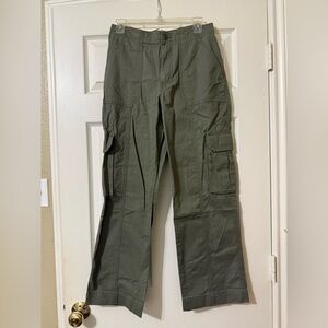 Curve Love Olive Green Cargo Pants